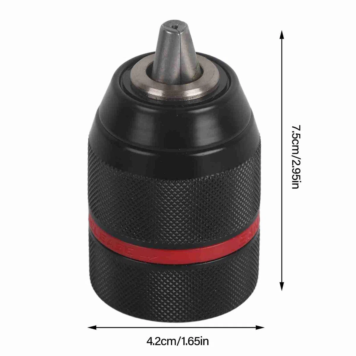 Mandrin Perceuse Sans Clé 2-13mm Tout Métal, Mandrin Auto Serrant Universel 1/2inch pour Perceuse à Percussion et Visseuse