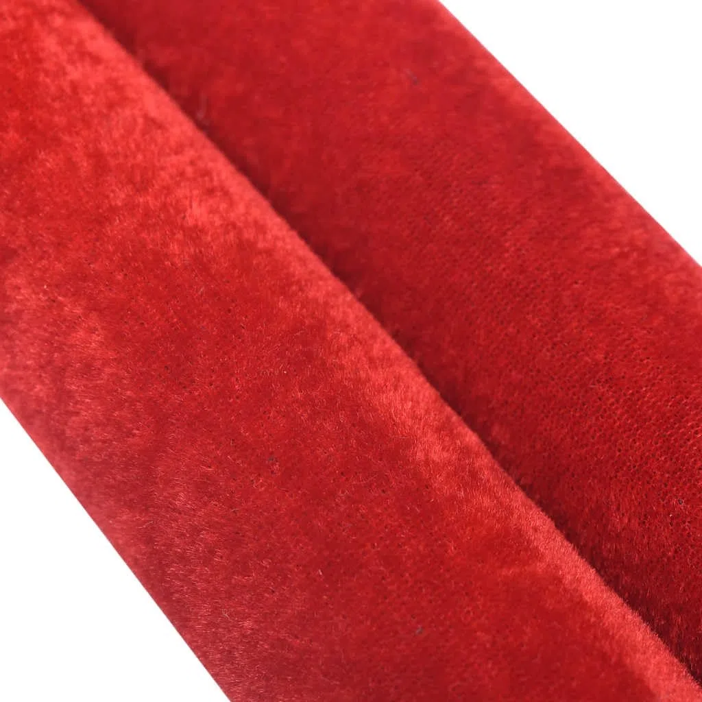vidaXL Corde de Colonne Corde de Barrière Contrôle des Foules Evénements Hôtel Club Spectacle Extérieur Résistant Durable Rouge et Argenté Velours