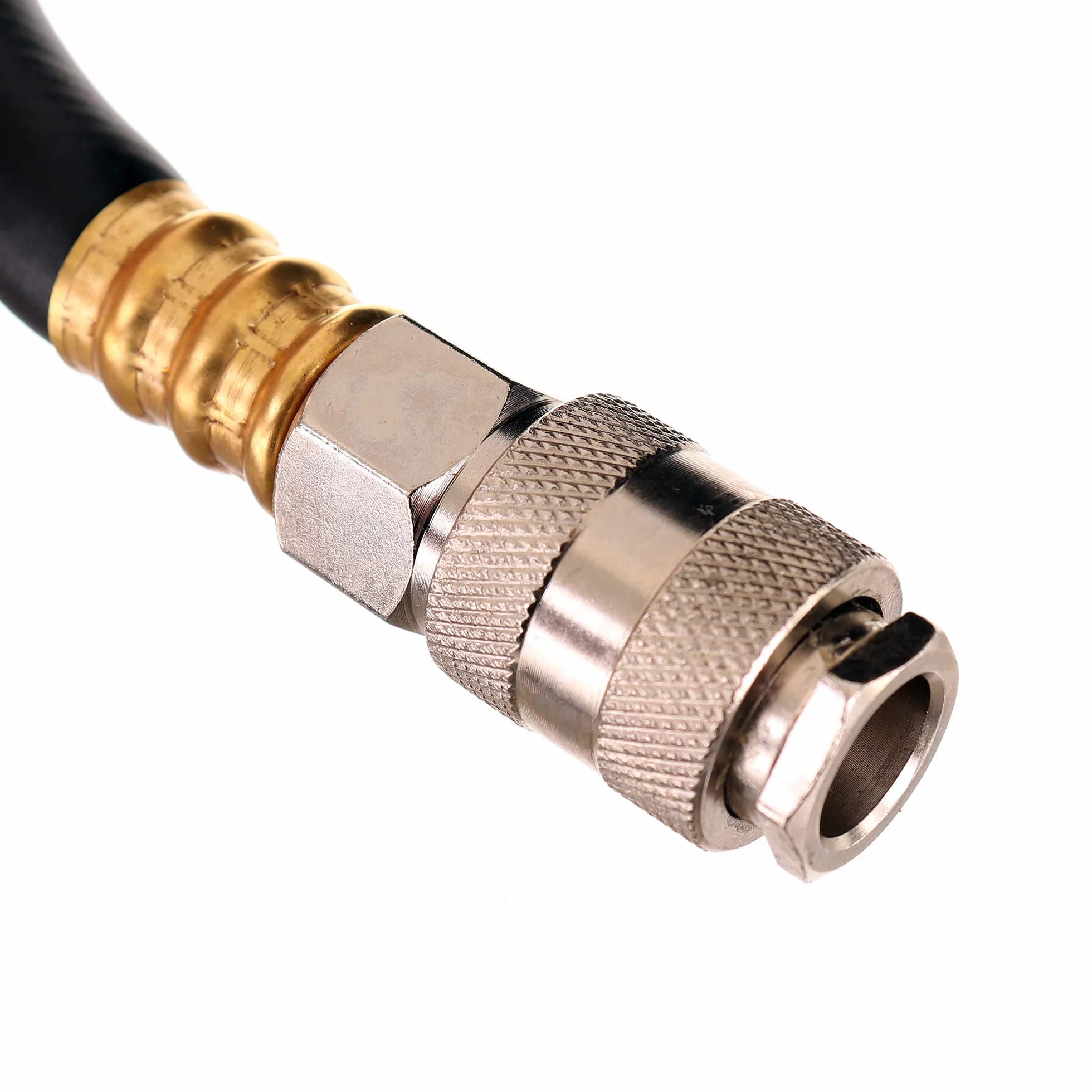 TC TECHNIC Tuyau à Air Comprimé 20BAR 10mm Tuyau en Spirale Flexible Compresseur D'Air 10m, Noir